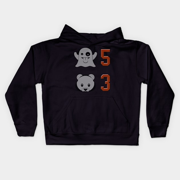 GhostBear 53 Kids Hoodie by Underground Sports Philadelphia